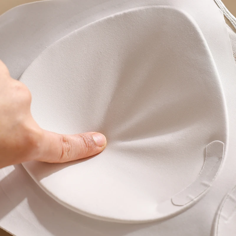 Sujetador reductor de talla grande liso sin aros de figura completa para mujer