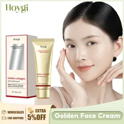 24k Gold Collagen Face Cream Anti Wrinkle Fade Fine Lines Brightening Lifting Firming Smooth Pores Hydrating Moisturizing Cream