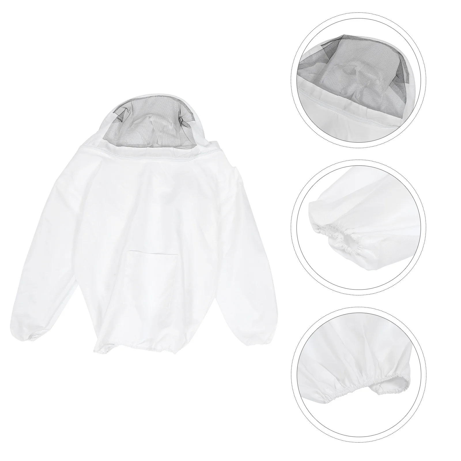 

1Pcs Beekeeping Clothes Breathable Protective Suit Veil Hat Anti Bee Outfit Full Body Cover Beekeeping Clothes