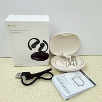 HTC NE19 Bluetooth 6.0 Earphones AI OWS Sports Wireless Headphones with Mic Powerful Bass AI Translator Earbuds For Smartphones