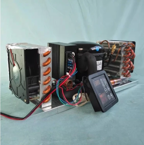 Exhaust wave BD35A mini cold air integrated unit assembly 12V24V48V boot refrigeration miniature air conditioning unit