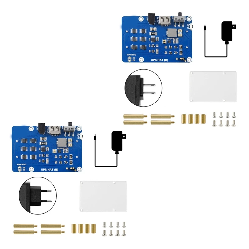 

UPS Module Battery Hat for 3/3B+/4B, Uninterruptible Power Supply Module