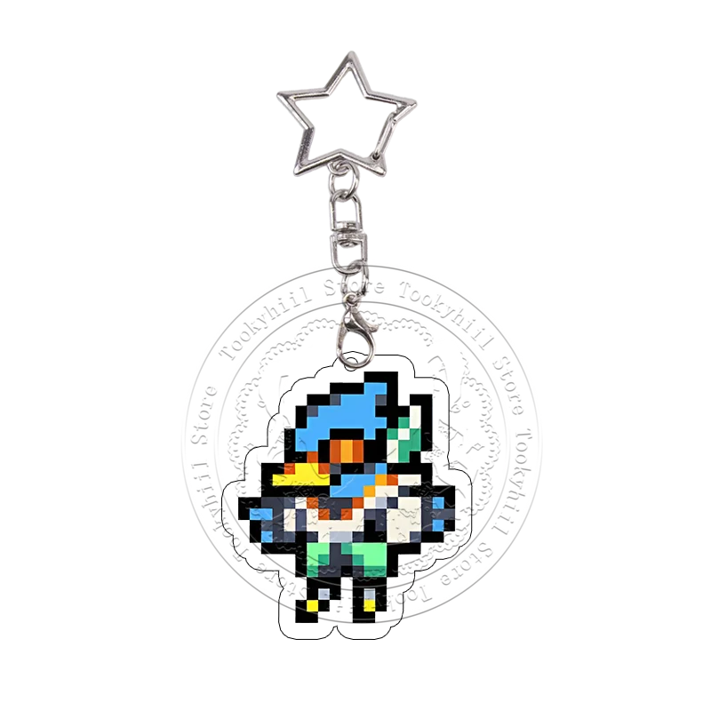 DELTARUNE Taschenanhänger Schlüsselanhänger Jevil Spamton Noelle Acryl-Schlüsselanhänger Holiday Ralsei Charaktere Kollektion Deko Geburtstagsgeschenk – Detail 6