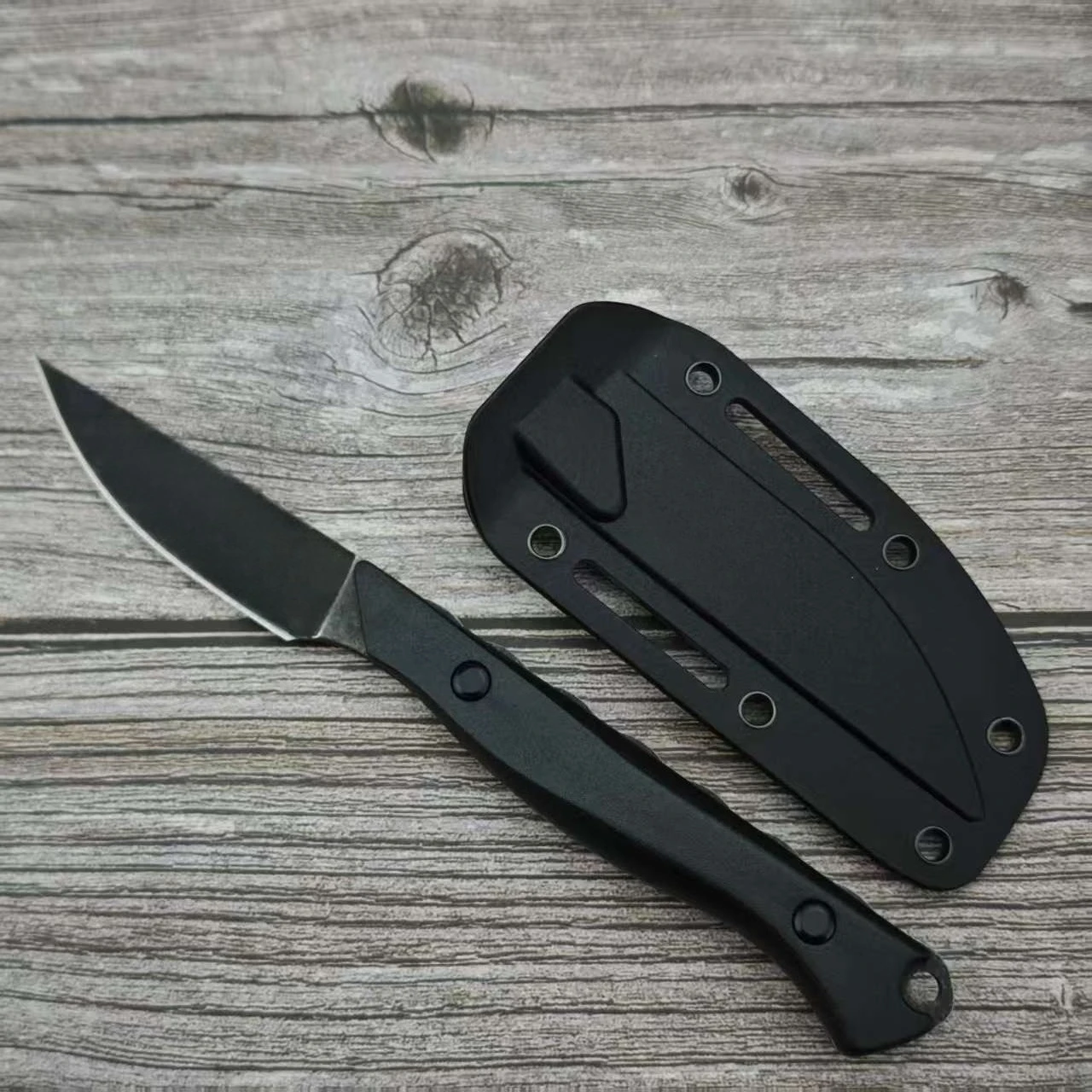 Exploração da selva táticas de caça faca de autodefesa exploração ao ar livre edc multiuso acampamento faca reta cortador de frutas