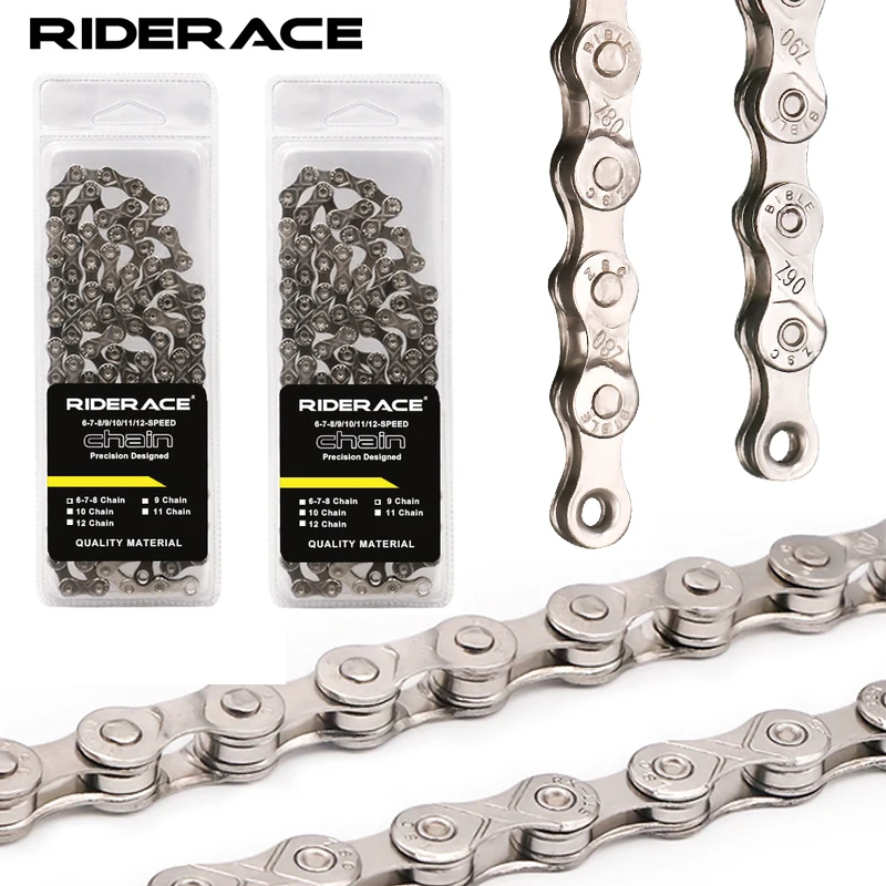 

Велосипедная цепь RIDERACE 6, 7, 8, 9, 10, 11, 12-скоростная дорожная велосипедная цепь MTB, высокопрочный дорожный MTB ток 6/7/8/9/10/11/12 В, велосипедный ток