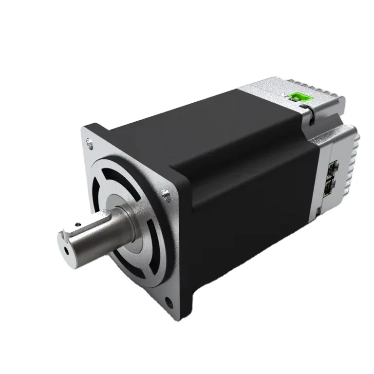 Japanese  owned factory made driver built-in motor 80mm 1000W 3000rpm 3.2nm 48VDC integrated Servo Motor for AGV RGV equipment