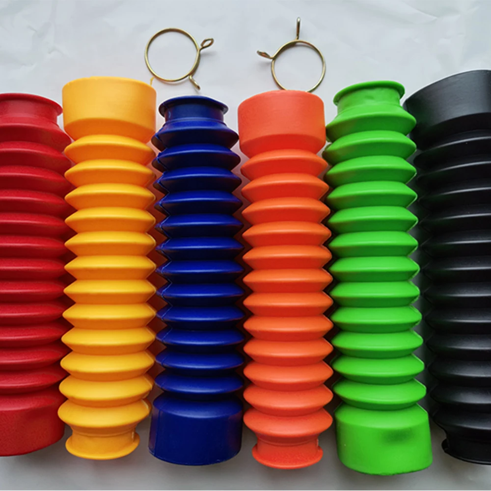 2pcs Motocross Bike Front Fork Shock Absorber Dust Cover Front Shock Absorber Protective Cover