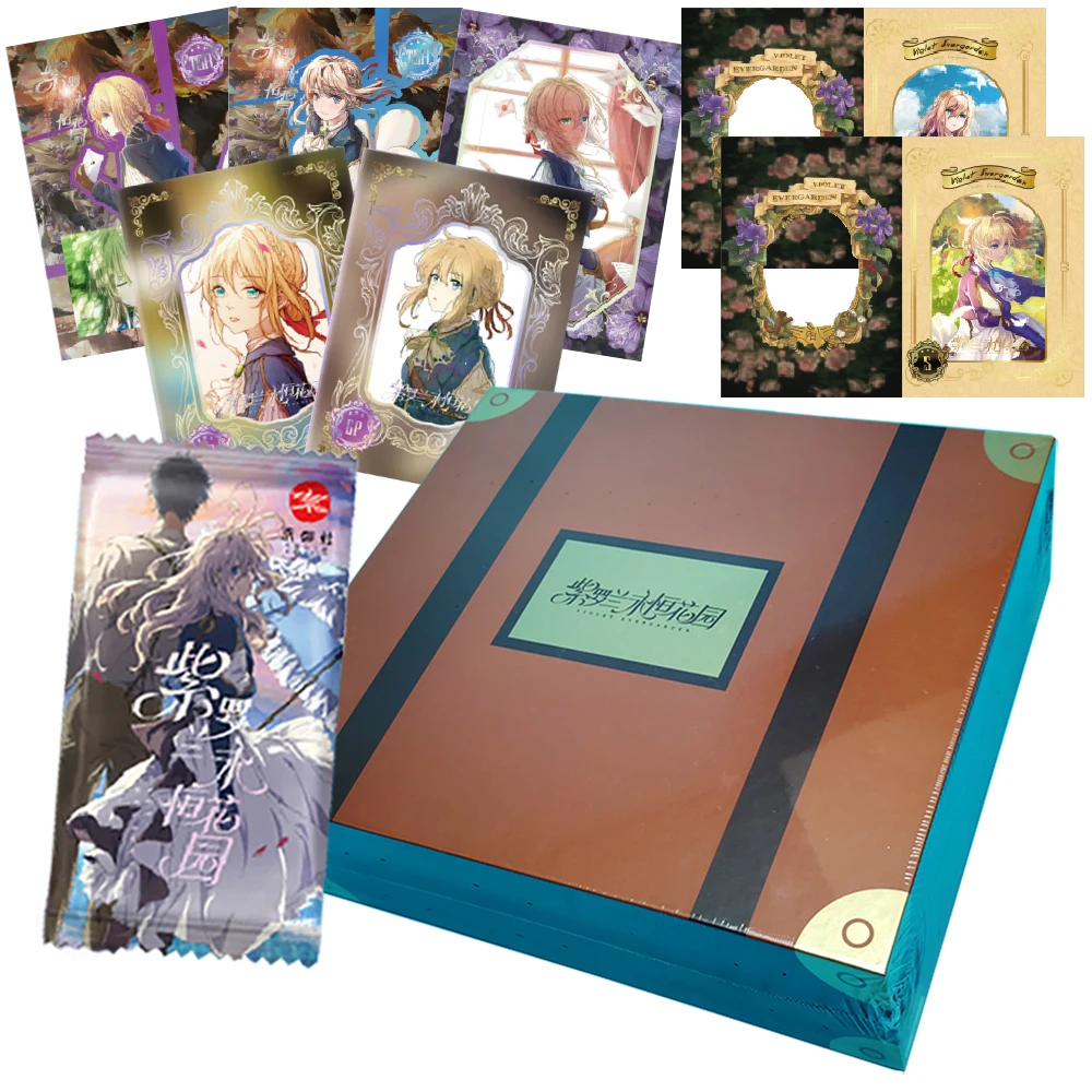 

Коллекционная карточка «Вайолет Эвергарден»: Японская аниме-карточка для эмоционального исцеления, рождественский подарок для детей, креативный сувенир, изысканная длинная карточка