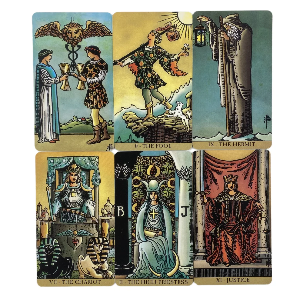 Cartas de Tarot Radiant Wise Spirit, un juego de cartas Rider de 78 cartas, edición de adivinación en inglés, juegos de mesa