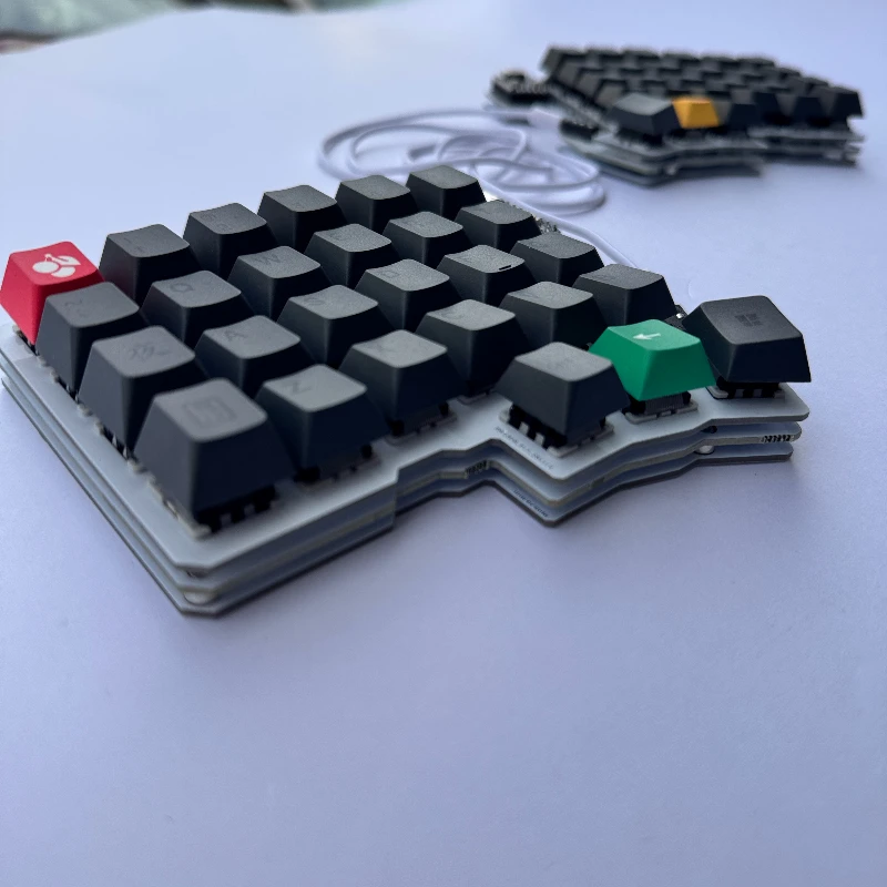 Silakka54 分割キーボード 有線 シングルモード QMK 分割キーボード