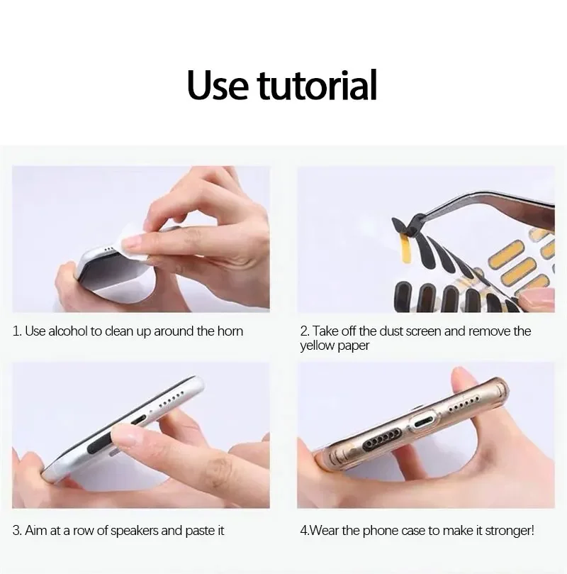 Rede universal à prova de poeira para telefone, rede para fone de ouvido, malha antipoeira para apple, samsung, huawei, vivo, redmi, oppo, adesivo