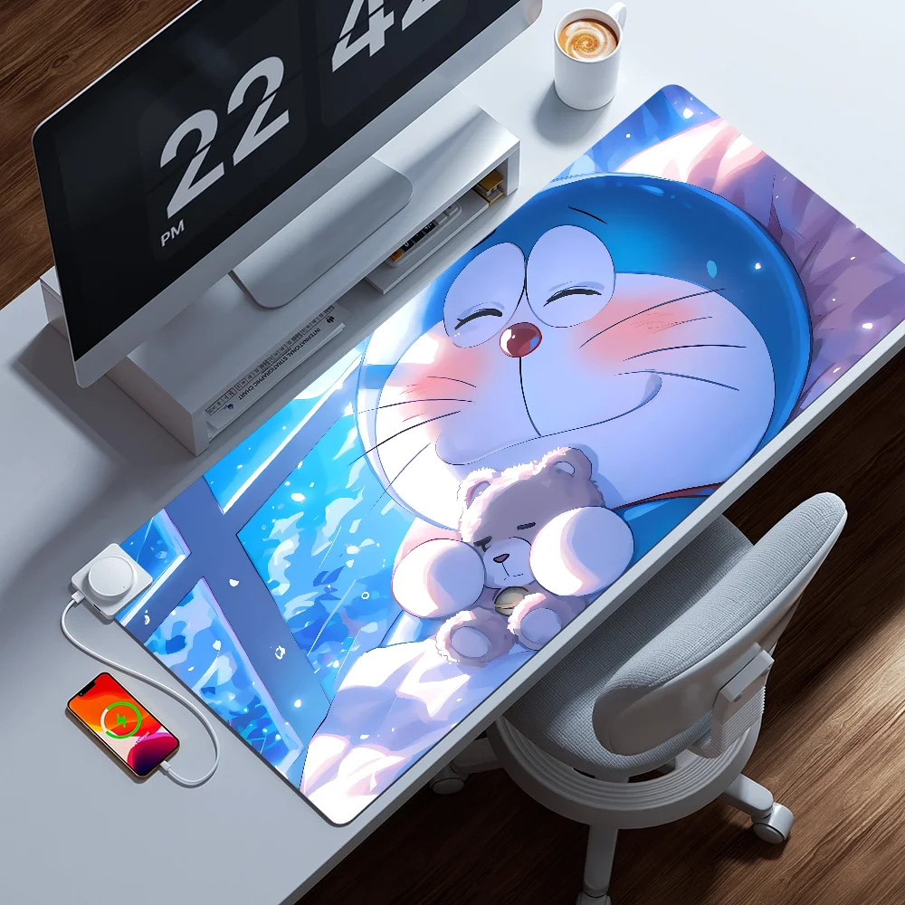 

D-doraemon Mousepad Large Computer Gaming Accessories Desk Mats Anti-slip Laptop Soft Mouse Pad