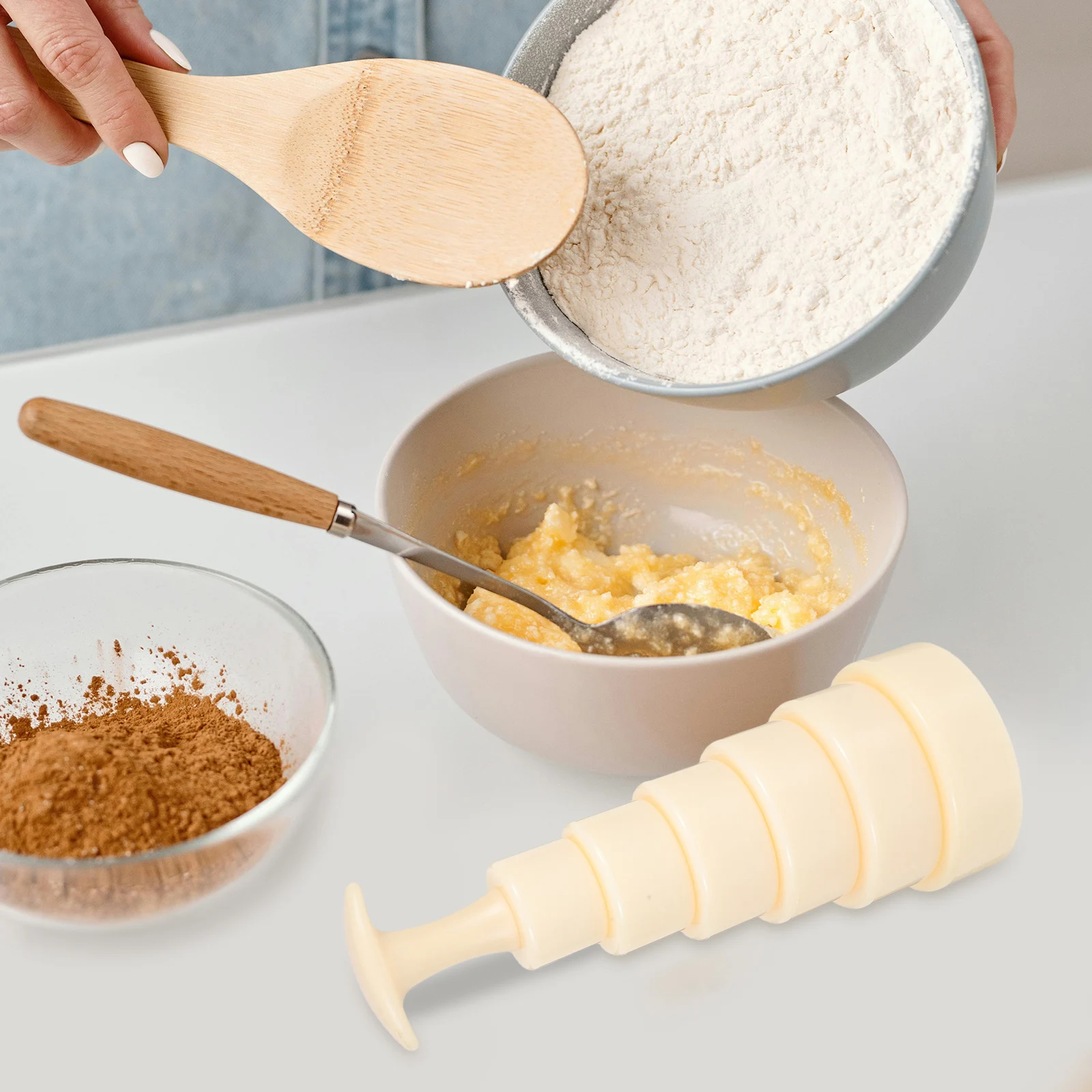 

1 set Tower Pie Stick Fruit Tart Mold Egg Molds Baking Tools French Kit Hand Silica Gel Pastry Mould Mini Tart Shell Set
