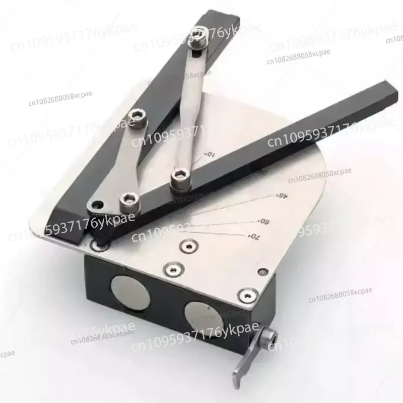 auxiliary-tool-for-sheet-metal-bending-press-brake-front-support-magnetic-angle-positioning-artifact
