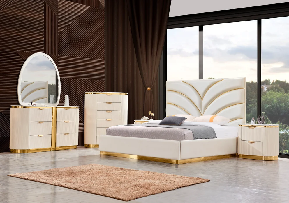 أثاث المنزل غرفة المعيشة طقم أريكة طقم أريكة قماش ملكي #5