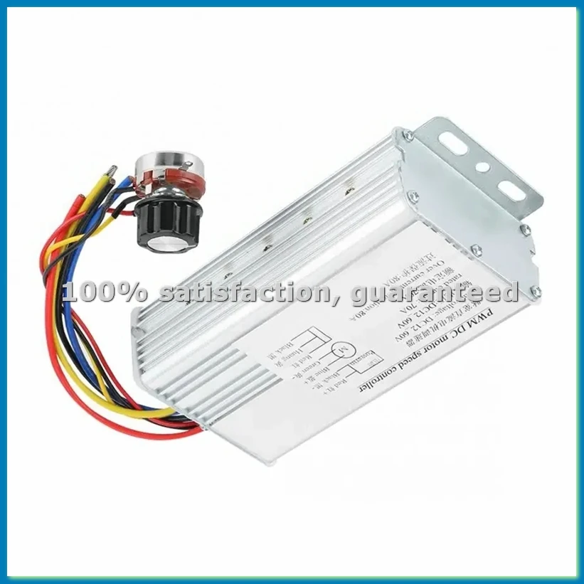 

Регулятор скорости двигателя DC 12V-60V 70A 4000W PWM, регулируемый контроллер скорости, высококачественный - BCBW