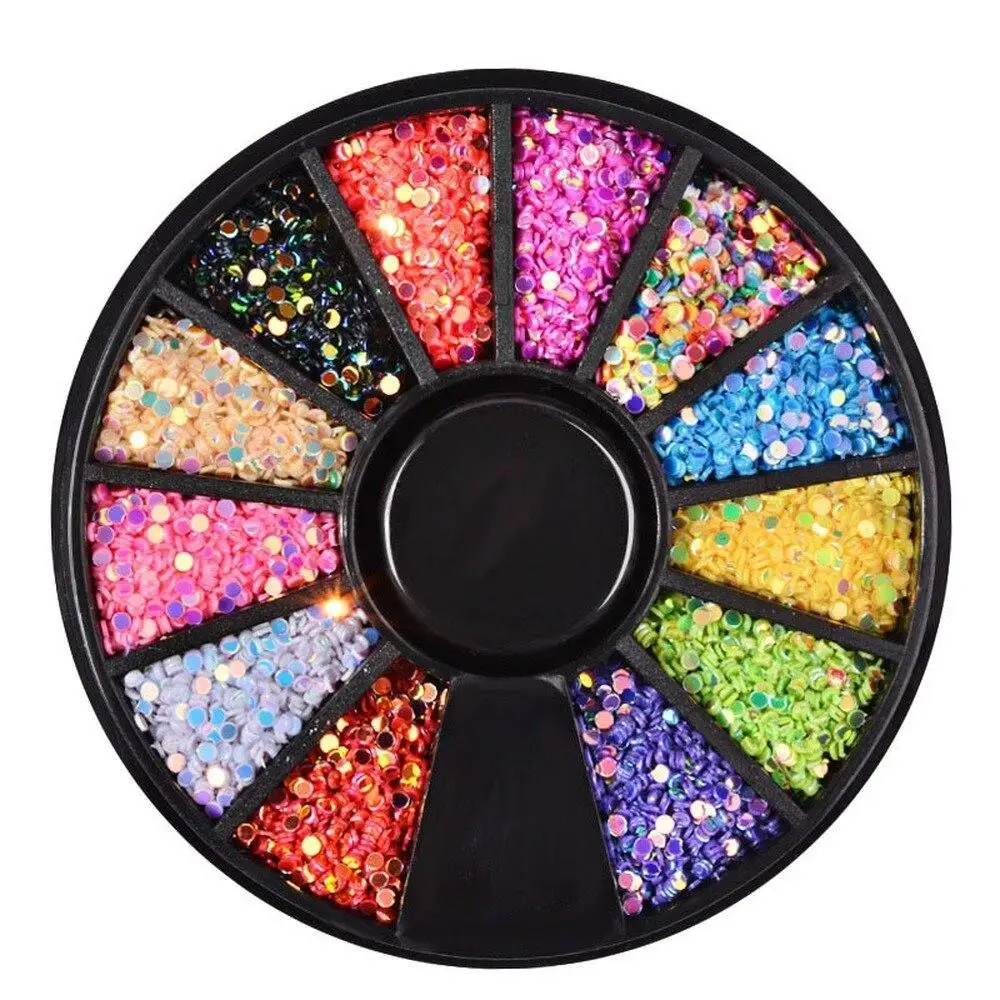 Mixed Color Chameleon Nail Rhinestone Glitter Small Irregular Beads for Nail Art 3D Decoration Stone in Wheel DIY Tips view 2