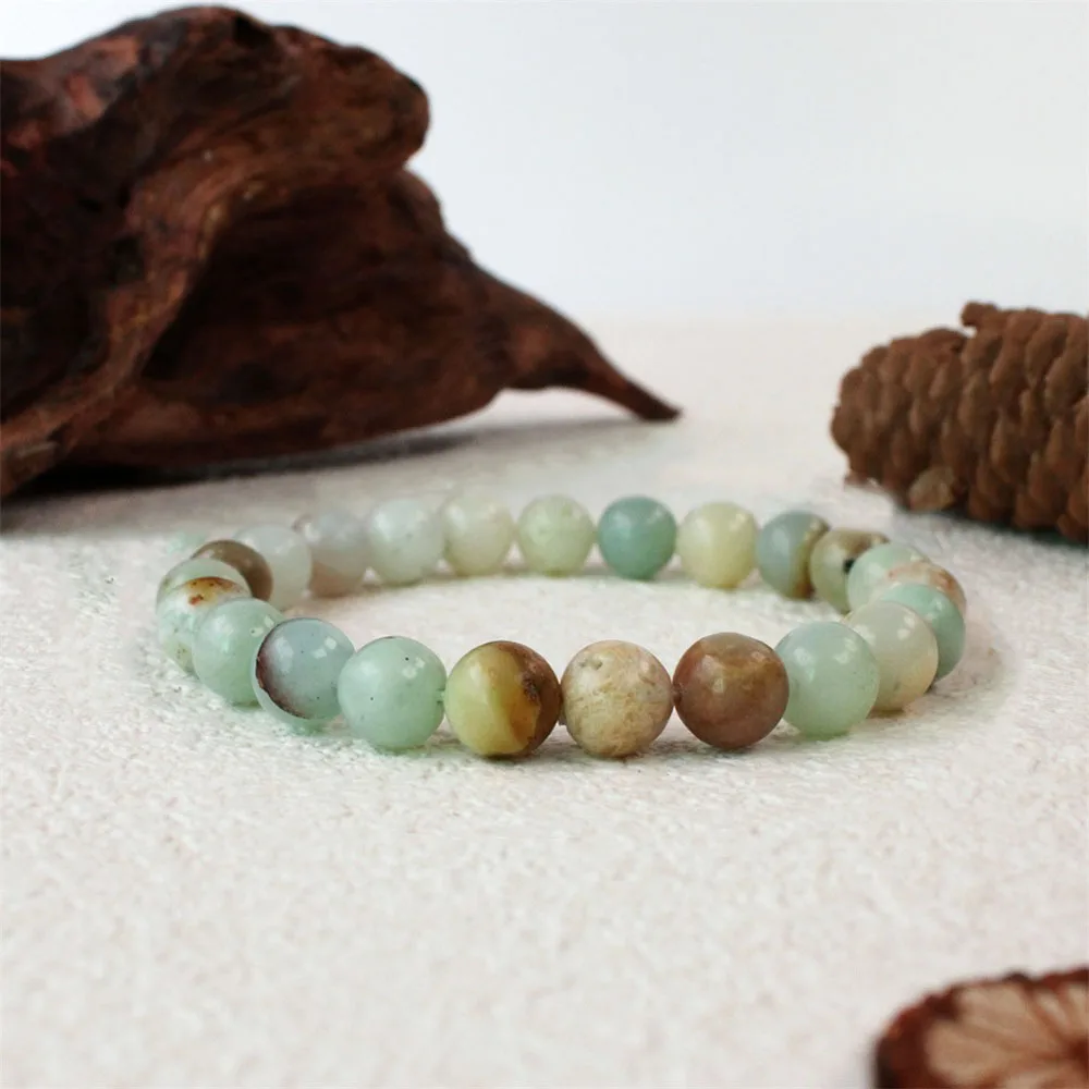 Natural Stone Healing Bracelet Women Lucky Beaded Bangles Casual Best Friend Self Care Gifts For Woman grandma nana aunt