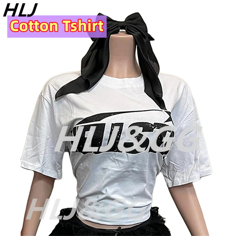 HLJ Trend FashionY2K Print Lace Ruffle Skirts Two Piece Sets Women Round Neck Loose Tshirt And Skirts Shorts Outfits Streetwear