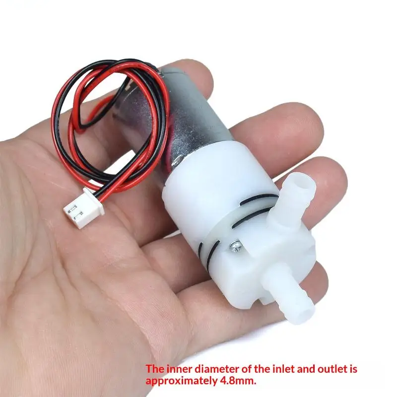 Mini Water Pump 370 Motor Large Flow DC 12V-24V Low Power Consumption for DIY Aquarium Water Dispenser Garden Decor