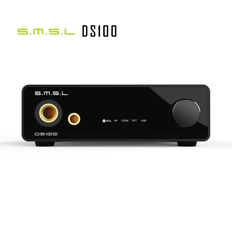 SMSL DS100 MQA DAC Sound Decoder CS43131 MQA-CD XMOS XU-316 Hi-Res Headphone Ampifier Aluminum Hifi Digital Audio Converter