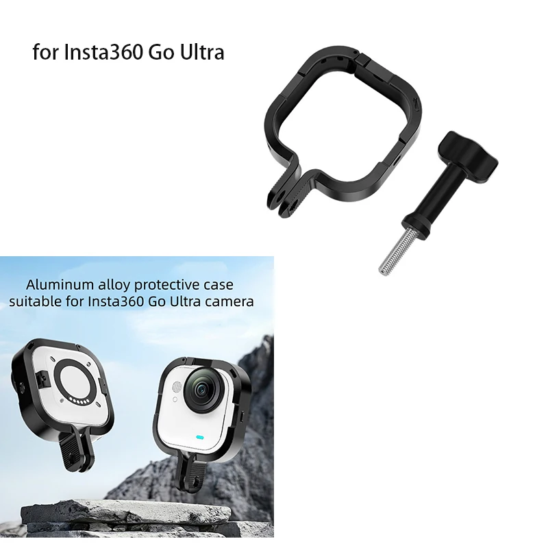 

Suitable for Insta360 Go Ultra aluminum alloy frame protective case, metal frame body case, camera accessories