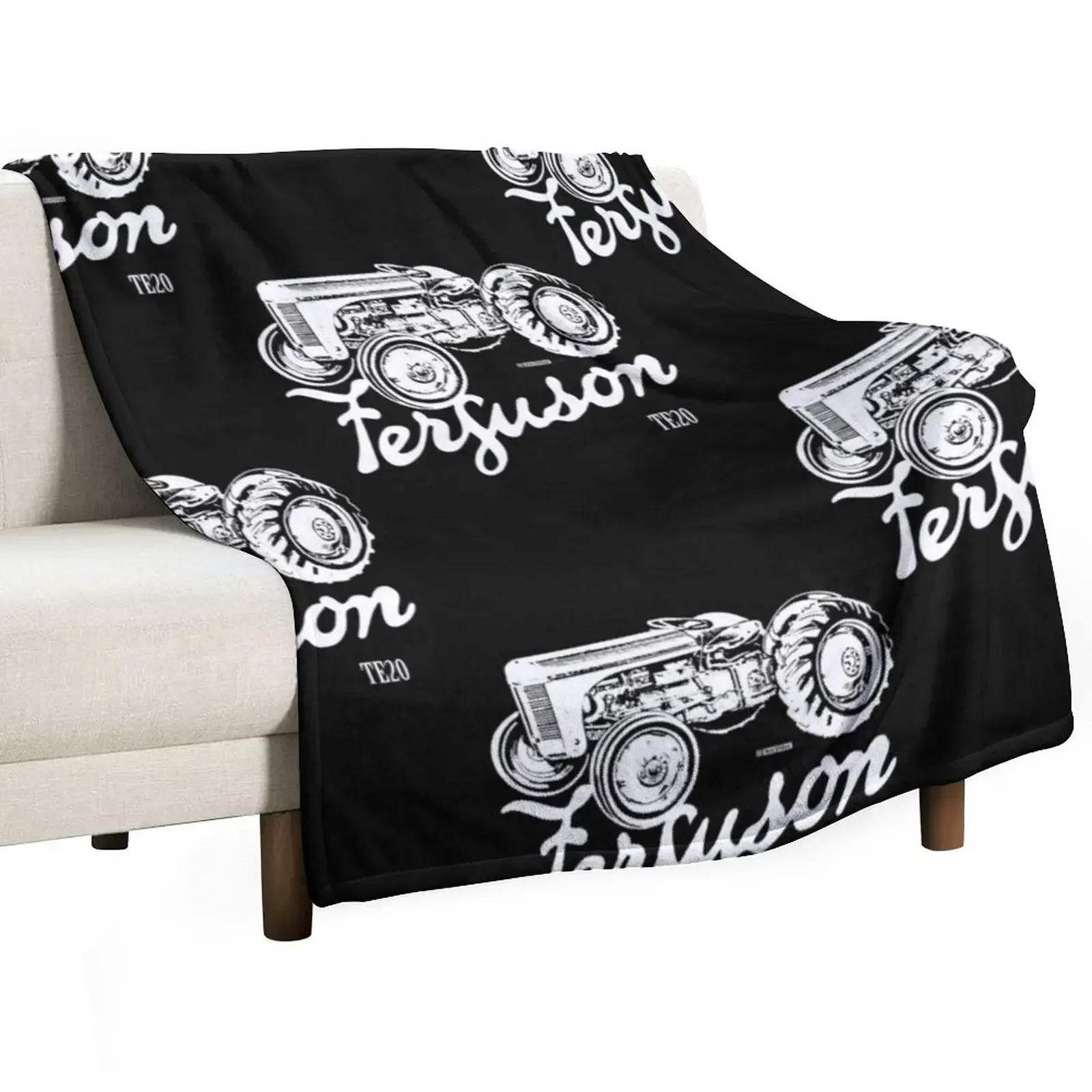 Fergusons Te20 Men Scripts And Illustrationes Throw Blanket Shaggy Luxury Thicken Flannel Fabric Softest Blankets