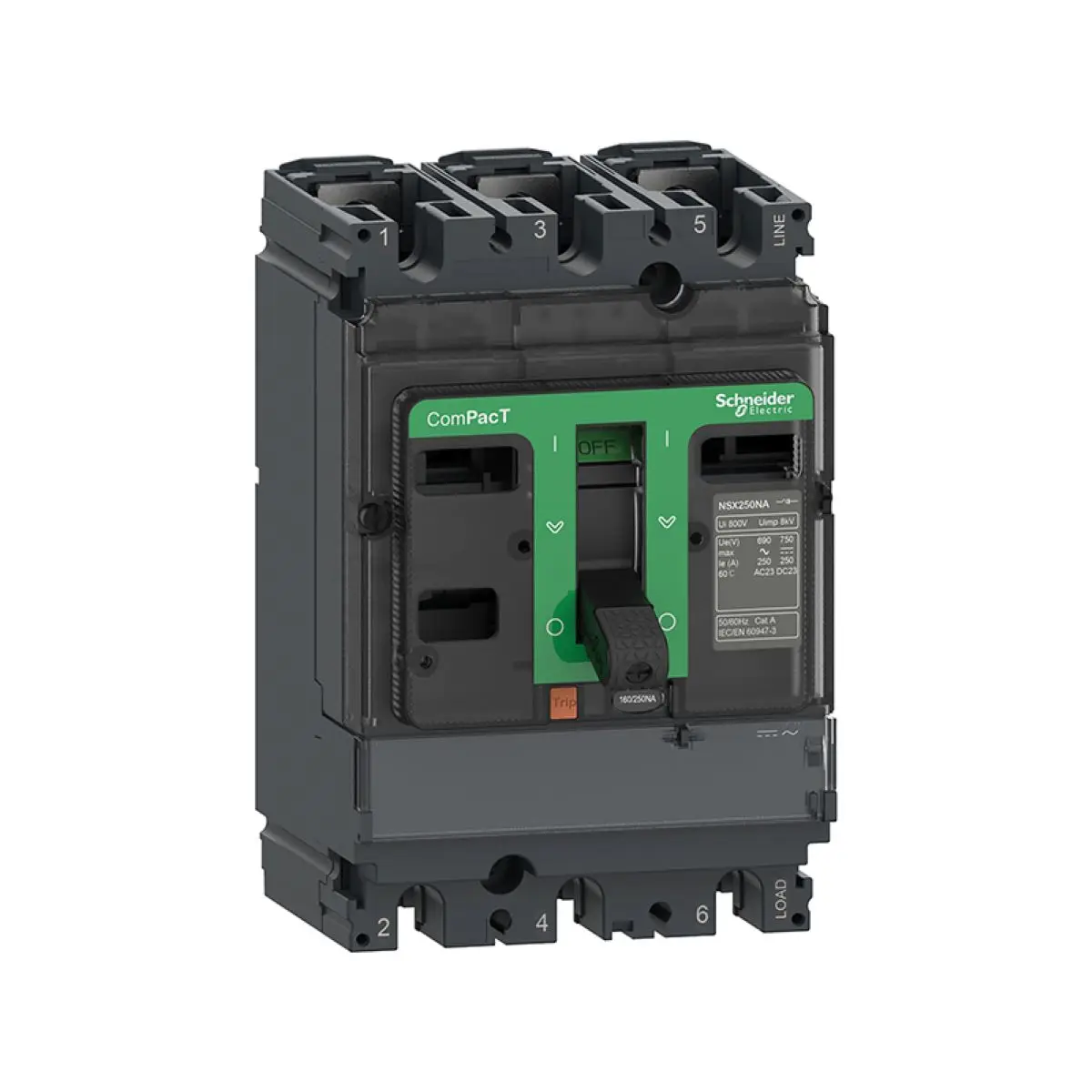 

LV431629 NSX250NA 3P Switch disconnector new model C253250S SWITCH NSX250NA AC 3P 250A