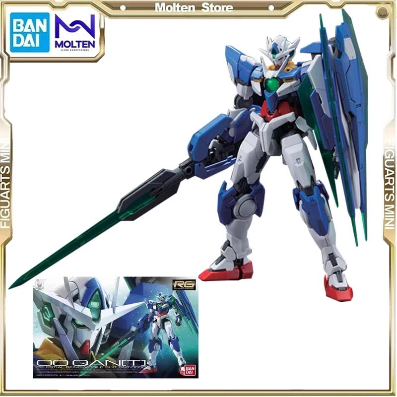 

Подлинная сборная модель BANDAI RG21 1/144 Double 0 GUNDAM, модели экшн-фигурок, детские игрушки, коллекционные украшения