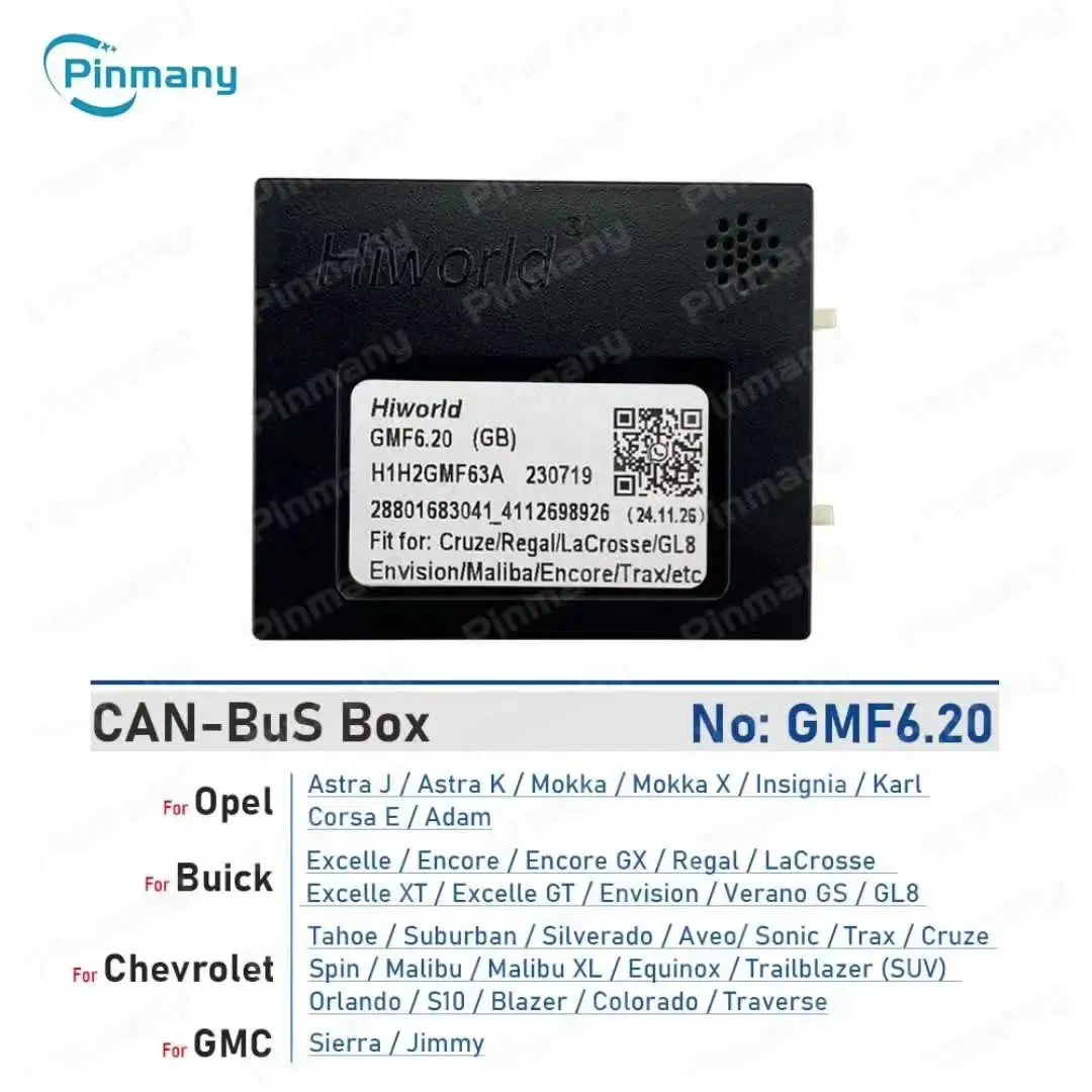 GMF6.20 CAN Bus Adapter for Opel Chevrolet Buick