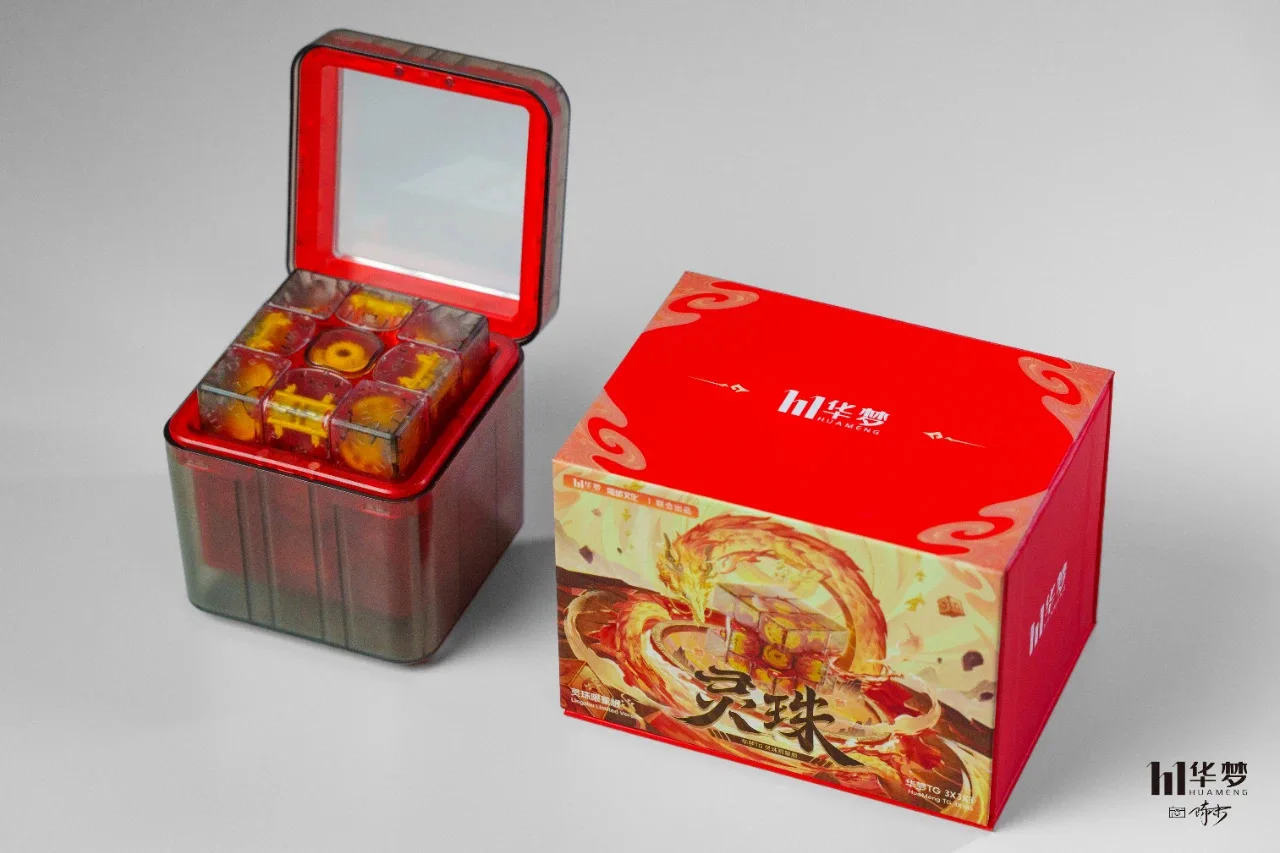 

MoYu Huameng TG 3x3 Maglev UV 3X3x3 Magnetic Core Magic Speed Cube Stickerless Professional Fidget Toys Limited Edition 999