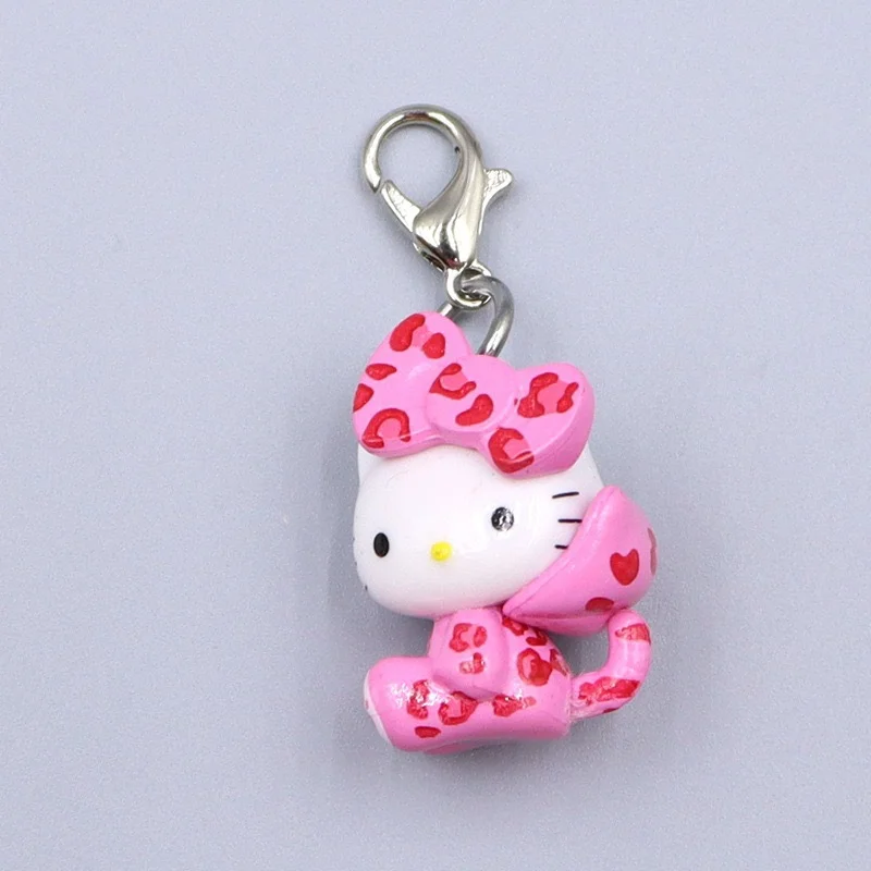Hello Kitty Cute Anime Keychain Pendant Bag Zipper Phone Chain Decorative Cake Pendant Anime Kawaii Female Accessories Gift