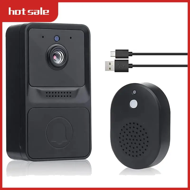 Campainha de câmera de campainha de segurança inteligente com armazenamento em nuvem, monitoramento de áudio bidirecional em tempo real
