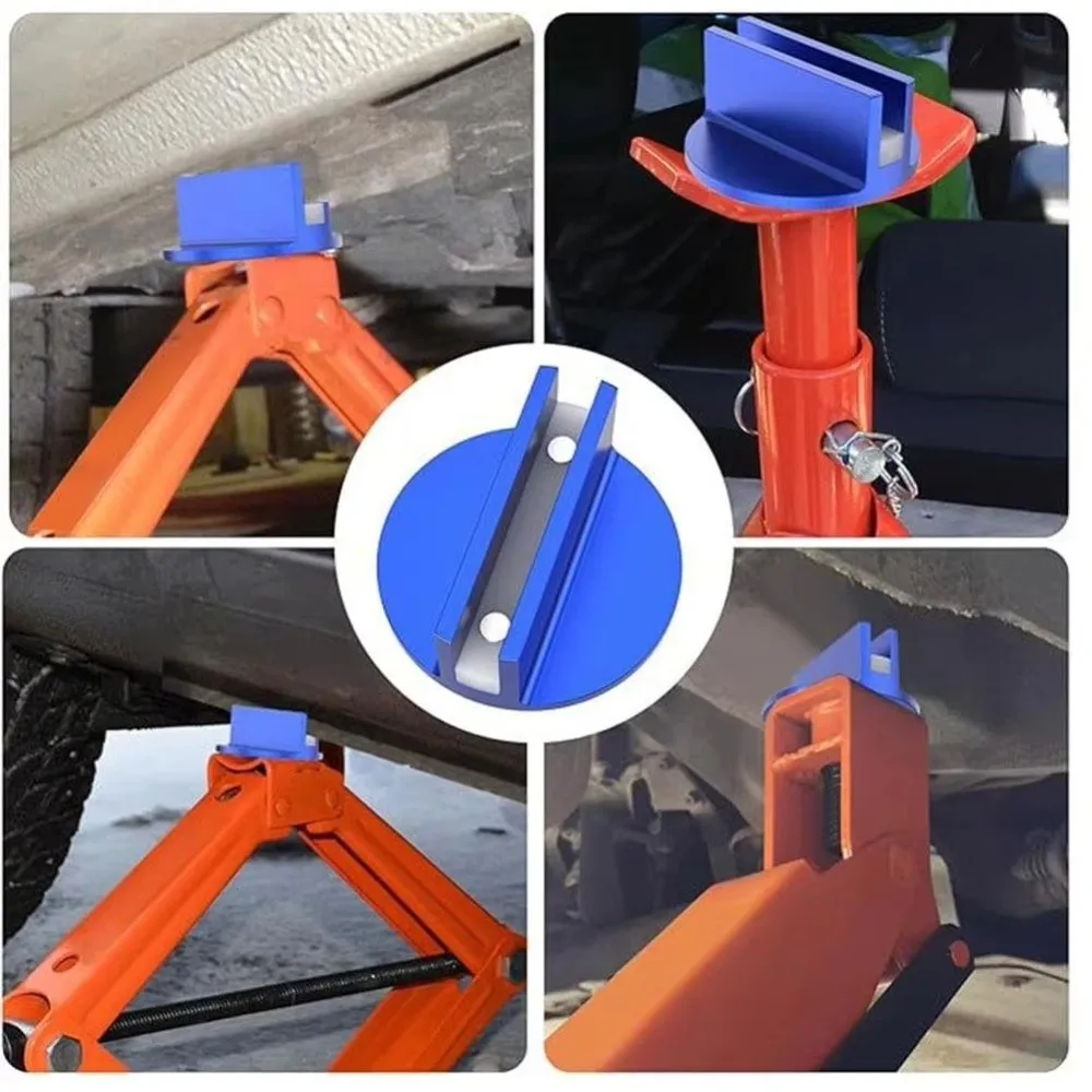 Neues großes geschlitztes magnetisches Wagenheber-Pad aus Aluminium, 0,37 Zoll dick, Wagenheber-Pad-Adapter, Rahmenschienen-Adapter für die meisten Autos – Detail 10