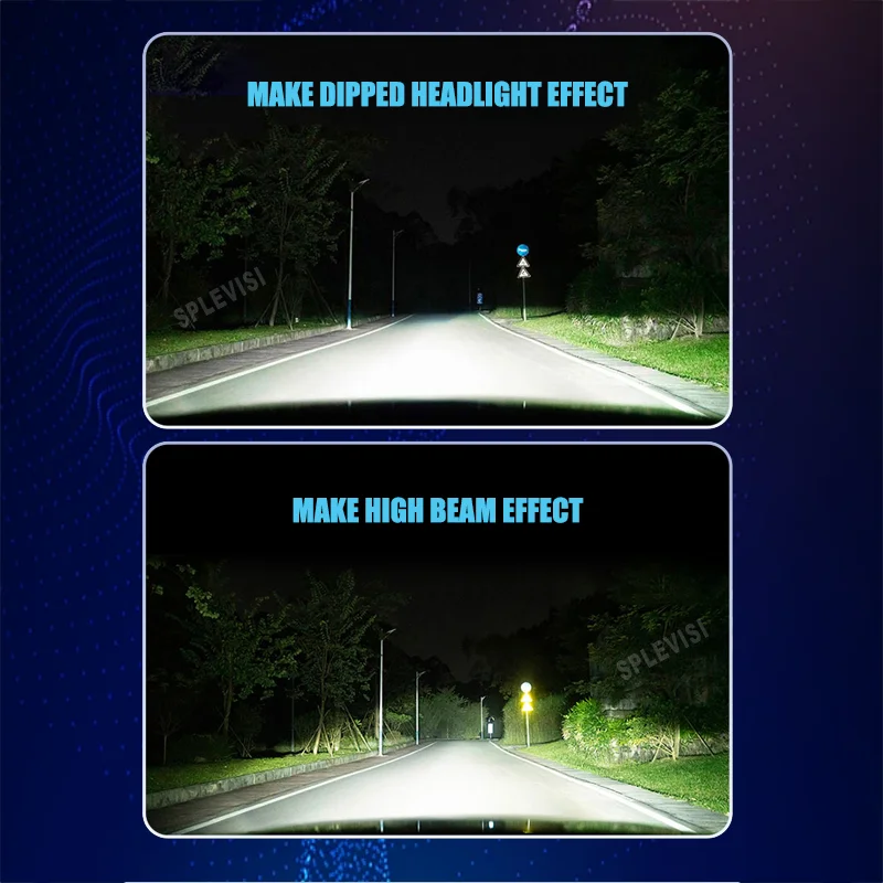 H4 LED المصابيح الأمامية مرحبا منخفضة لا تحذير ضوء المدمج في المقاوم لتويوتا AYGO MK1 2005 2006 2007 2008 2009 2010 2011 2012 2013 #6