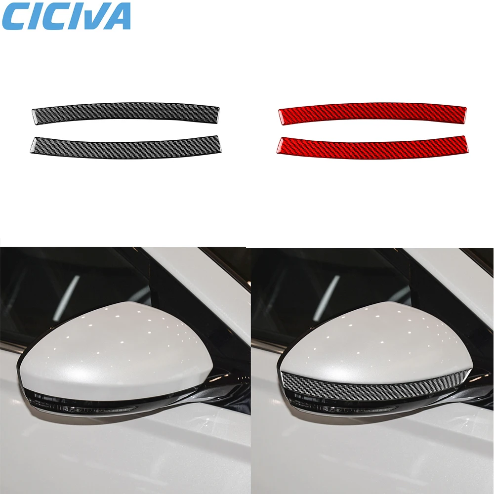 

For Nissan Altima 2019-2024 Rear View Mirror Anti-scratch Trim Carbon Fiber Car Interior Decoration modification Accessories