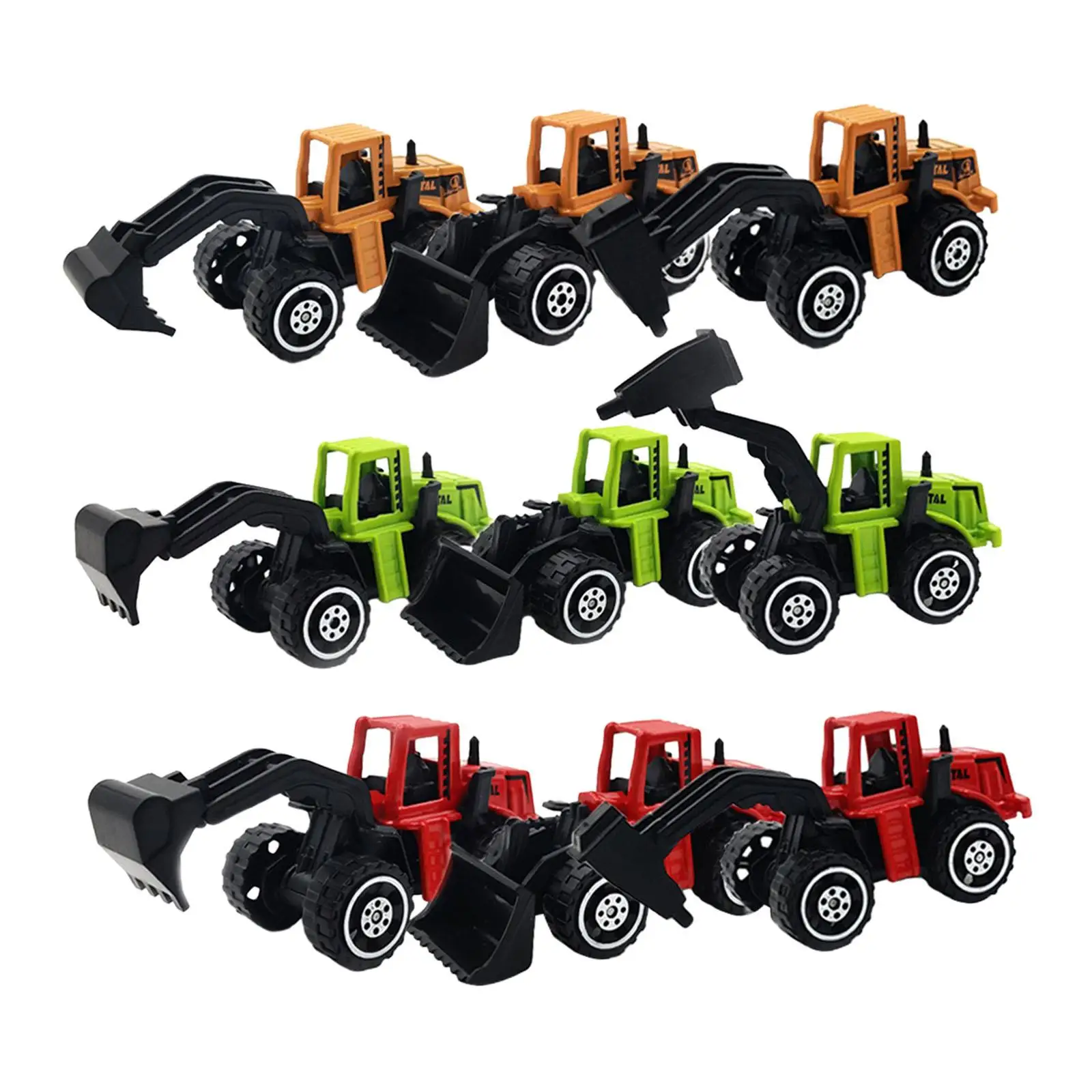 12Pcs Mini Pull Back Cars Creativity Alloy Cars for Kids Tabletop Decor Boys