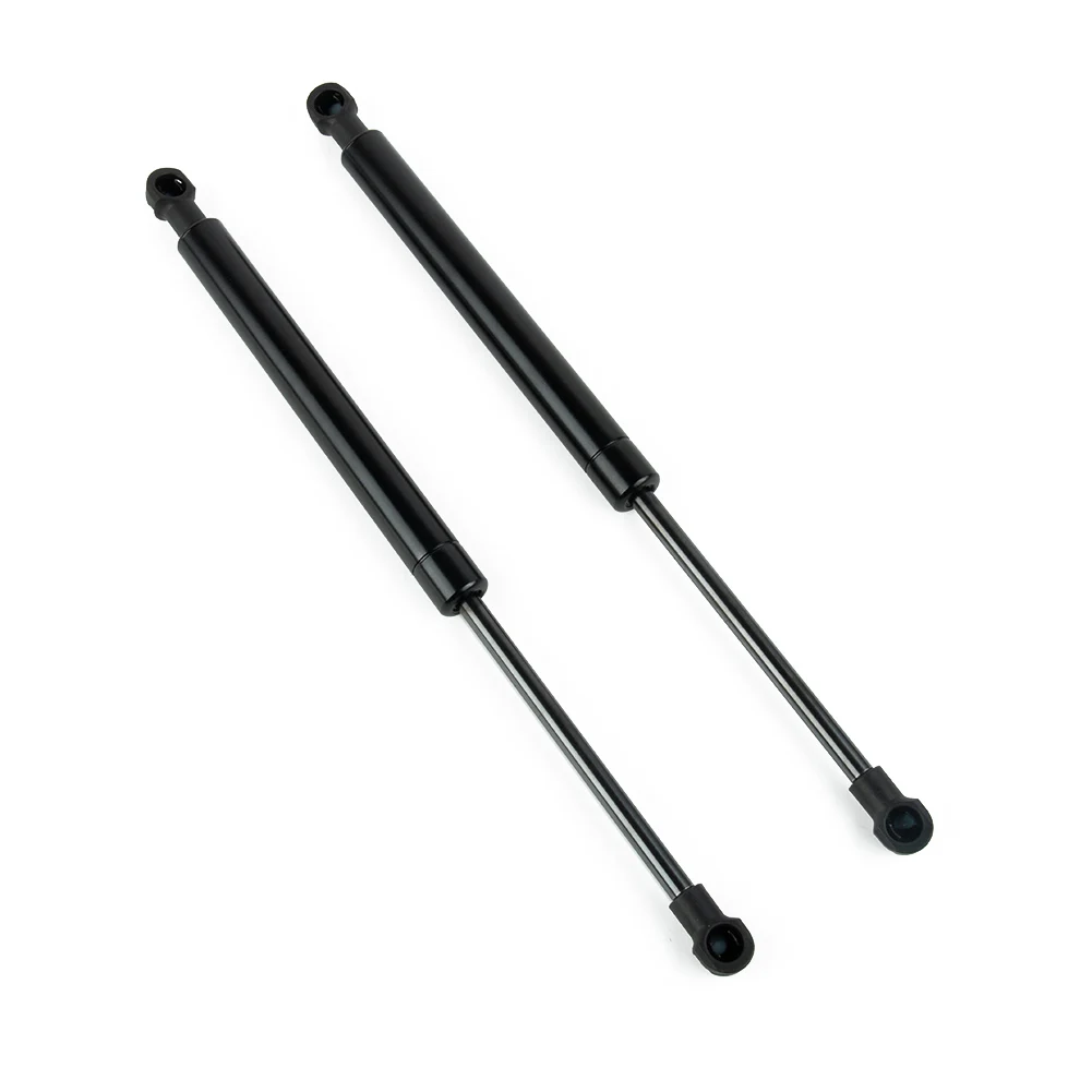 Vehicle Metal Black Accessories Set Pack For BMW E60 E61 525i 528i 530i Hood Lift 2Pcs Bonnet Support Extra Parts