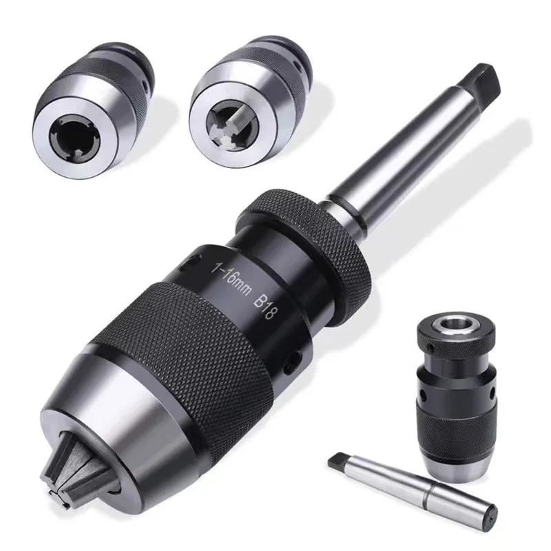 Portabrocas autoajustable, Portabrocas Morse, 1-10mm, 1-13mm, 1-16mm, B10, B12, B16, B18, B22, MT1, MT2, MT3, MT4