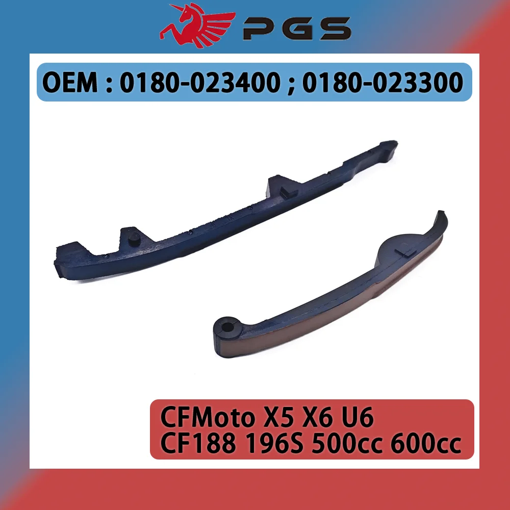 2PCS CF500cc CF188 Timing Chain Guide Tensioner Plate 0180-023400 0180-023300 SSV CF600 CF625 UTV ATV 4X4 BUGGY GO KART Parts