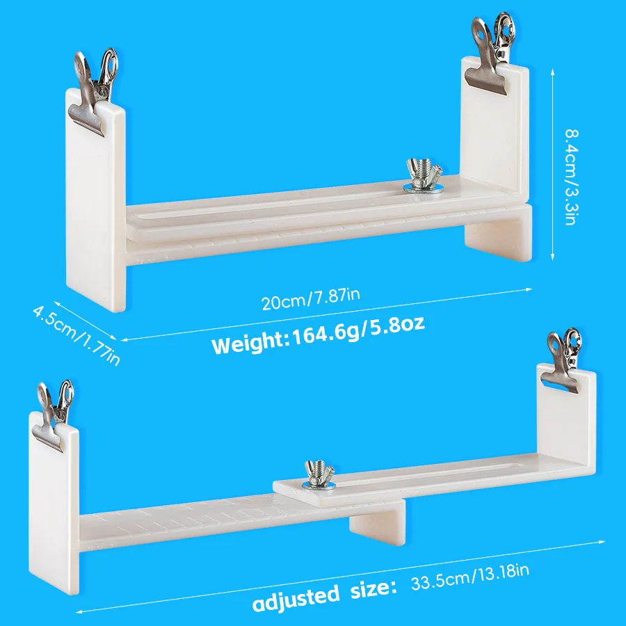 Bracelet Weaving Loom - Wooden Craft Stand for Macrame Cord & Jewelry Making Tools view 5
