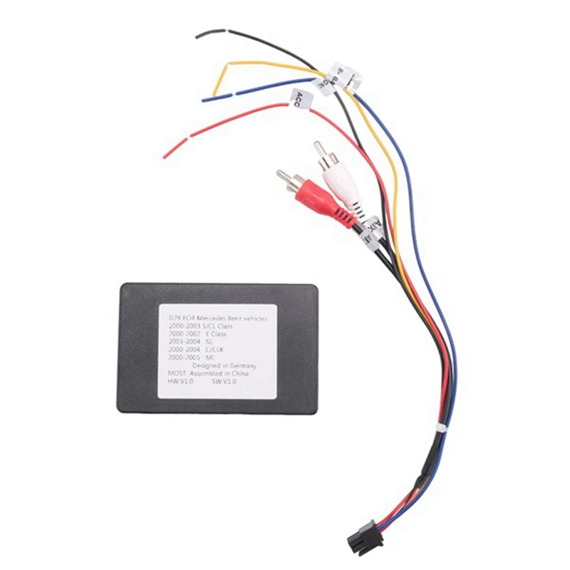 D2B Digital Data Bus Car Stereo Fiber Optical Radio Decoder Amplifier Adapter Box For Mercedes Benz ML GL R E CLS Class