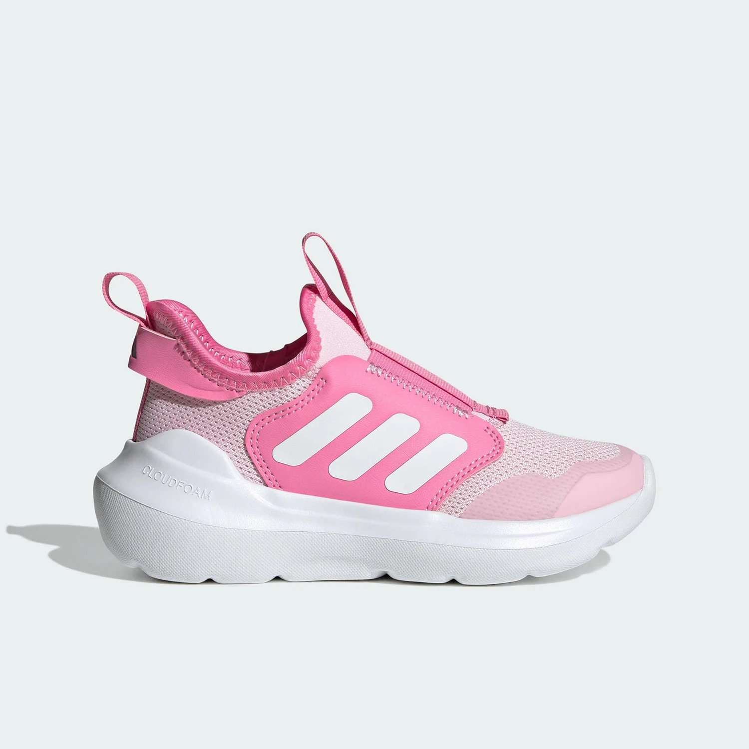 

Adidas, оригинальная, новинка 2025, цельная детская дышащая спортивная обувь без шнуровки унисекс JR2724