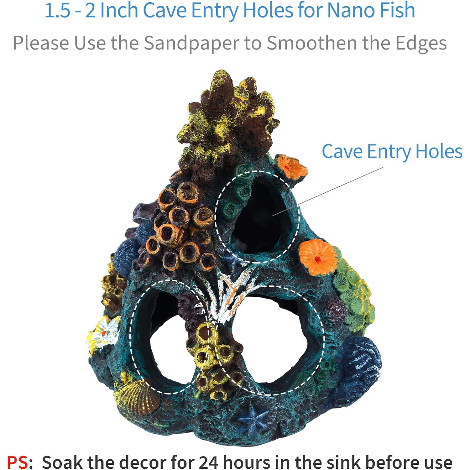 Multi-Colored Artificial Coral - Marine Aquarium Orp review and price