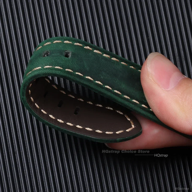 Pasek do zegarka z prawdziwej skóry, vintage, matowy, damski i męski, 20 mm, 22 mm, 24 mm, 26 mm, bransoletka, czarny, niebieski, brązowy.