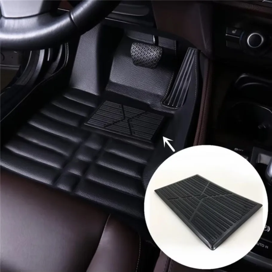 Car Truck Floor Carpet Mat Patch Heel Scuff Plate Foot Pad Rest Padal Universal 1PC