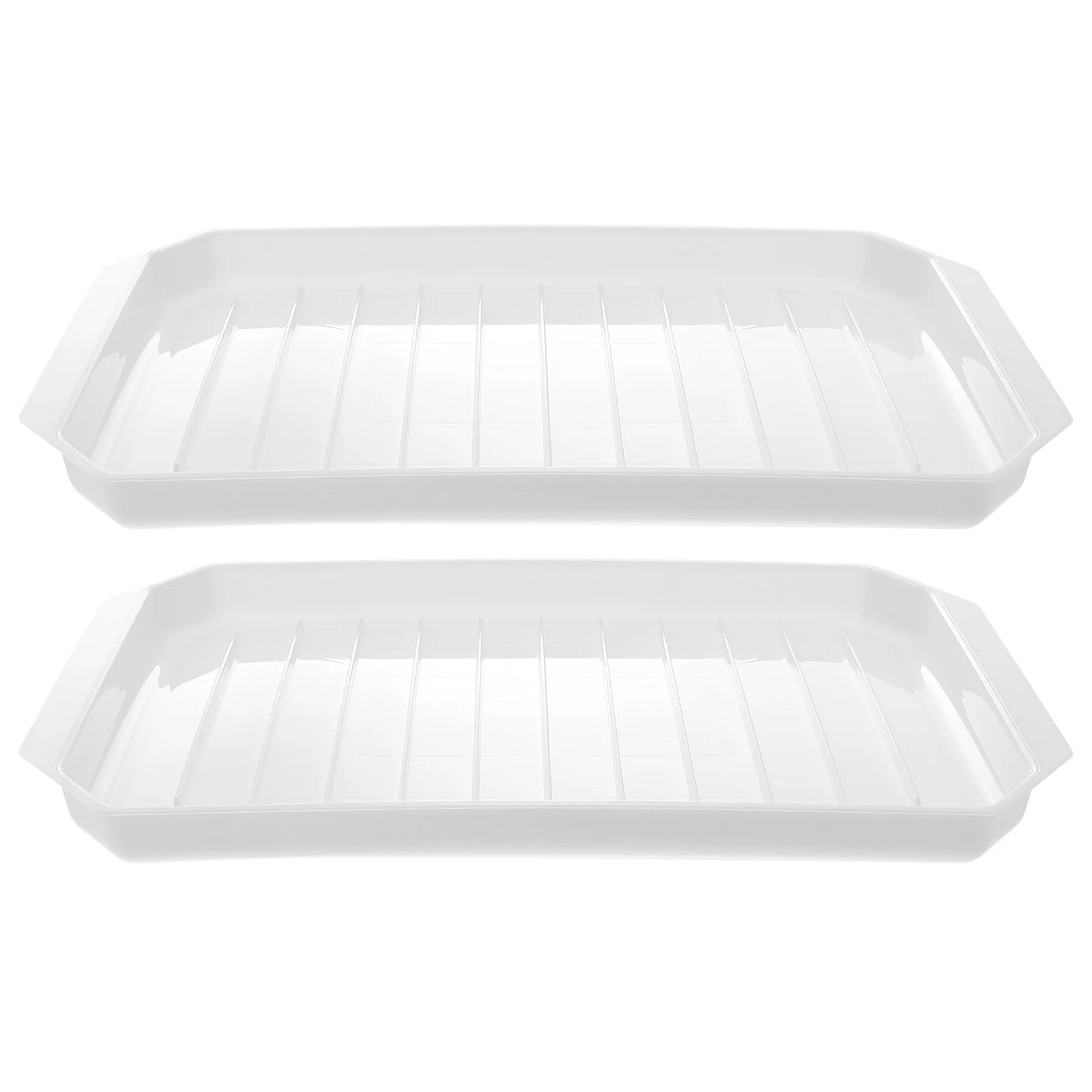 

Pan Microwave Ovens Bacon Baking Tray Micro-wave Microwavable Grill White Grilling Platter