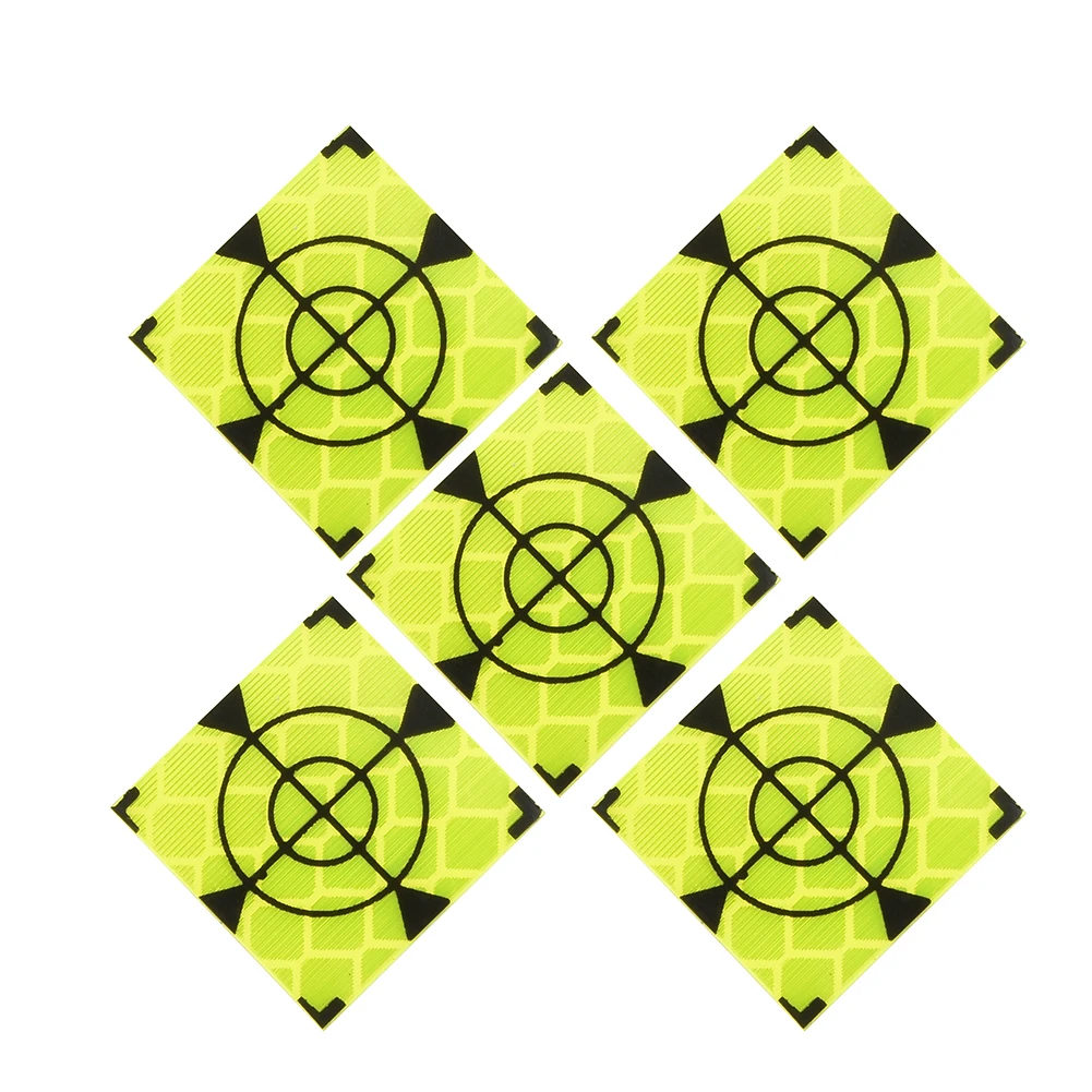 

Total Station Reflector Sticker Pack of 100 Assorted Sizes and Colors Quick Orientation and Long term Monitoring