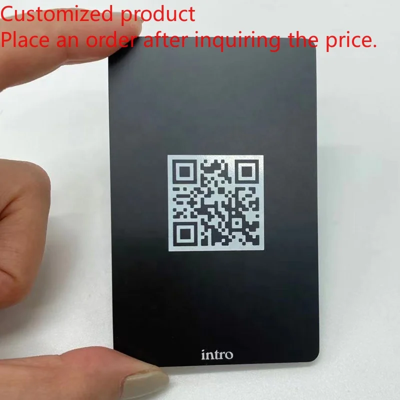 Customized product Custom Black VIP Member Plated Business Gold Metal Card