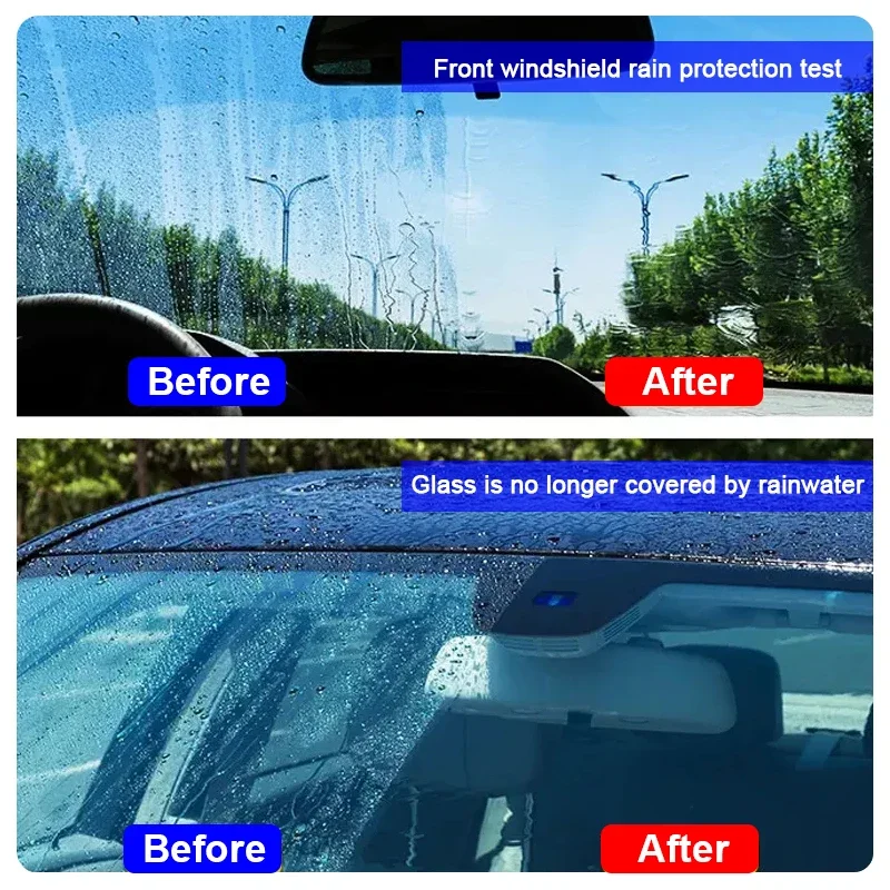 Water Repellent Spray Anti Rain Coating For Car Glass Hydrophobic Anti-rain Car Liquid Windshield Mirror Mask Auto Polishing Kit